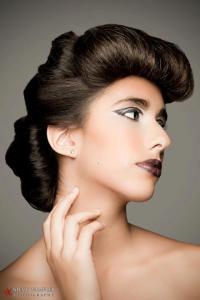 Hair Imitates Art Portfolio Challenge with Oribe Hair Care Photography Steve Wampler Make-up Jessica Timko Model Alyssa Jimenez 